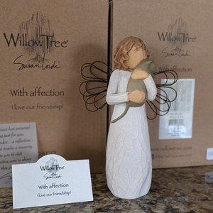 Willow Tree - With Affection (Girl Holding Cat) - I Love Our Friendship!